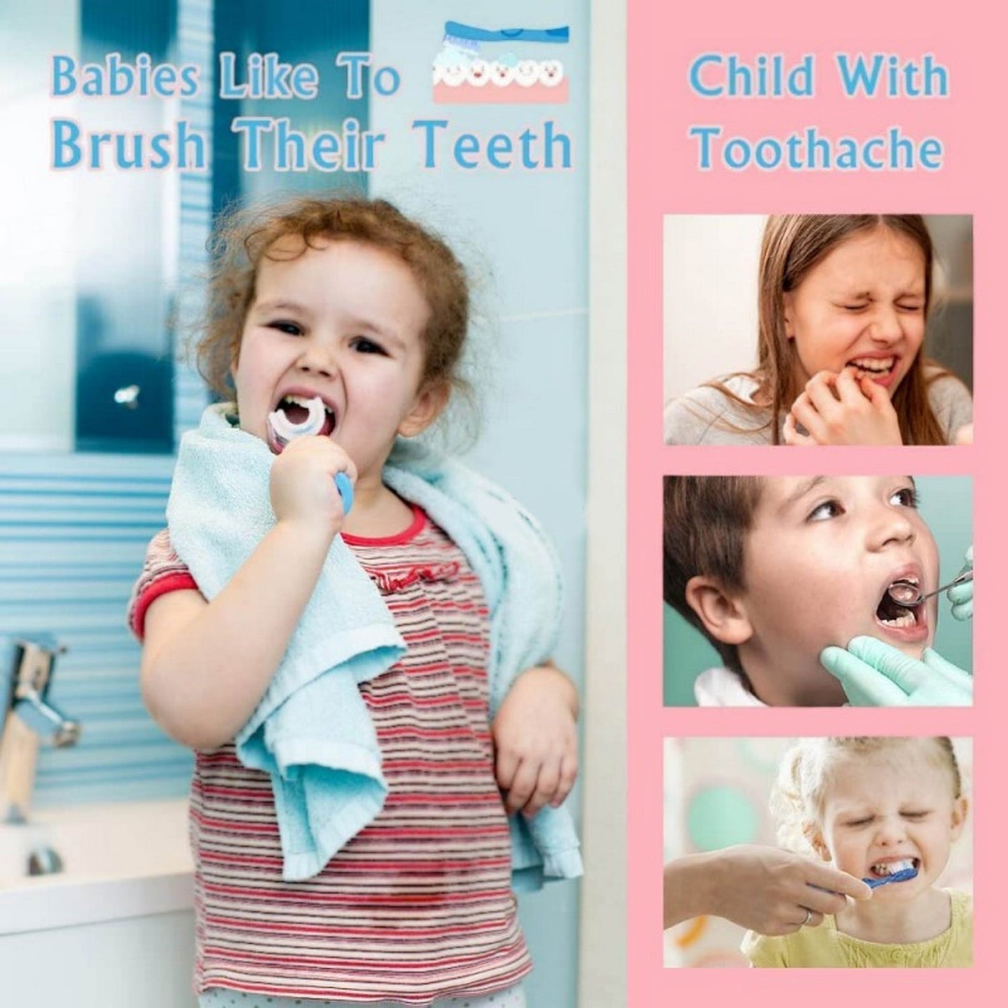U Shaped Baby Toothbrush