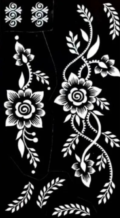 Mehndi Tattoo Stickers Pack of 5