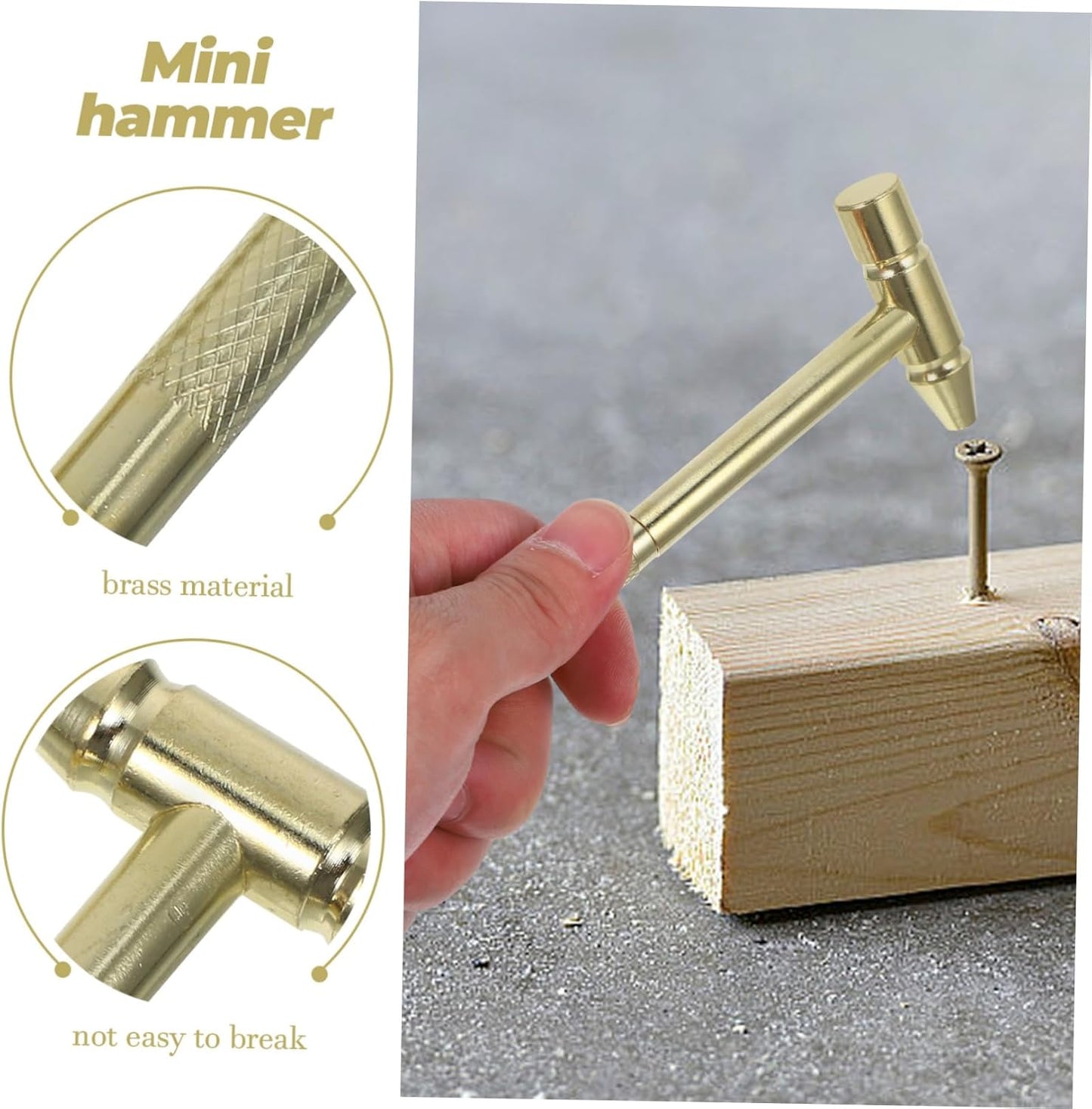 6-In-1 Mini Craft Hammer Screwdriver