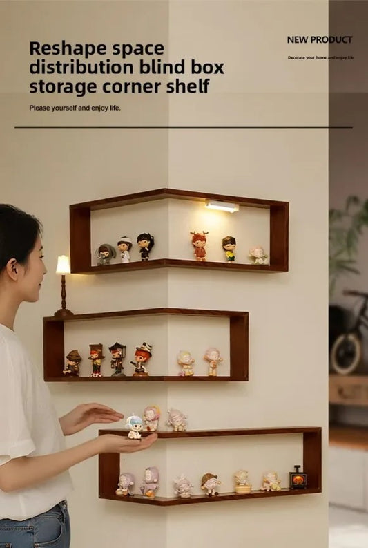 Decorative Wall Art & Creative Corner Storage Rack