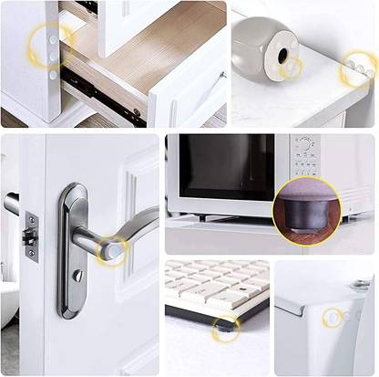 Round Adhesive Silicone Door Bumpers