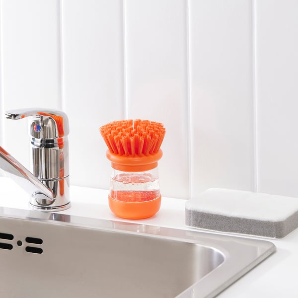 Dishwashing brush with Soap Dispenser