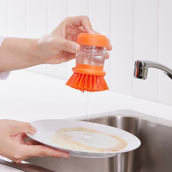 Dishwashing brush with Soap Dispenser