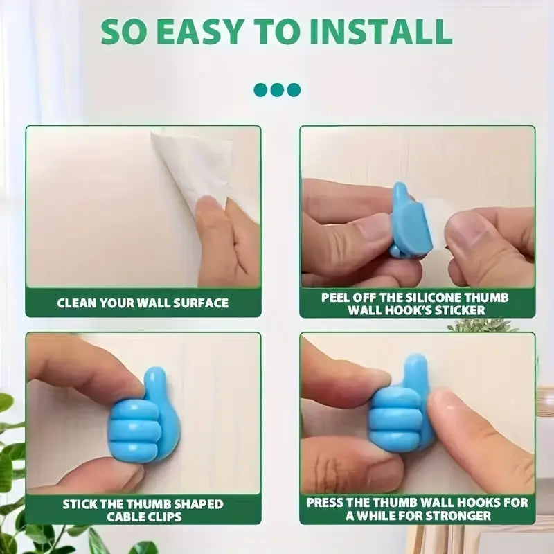 Multifunctional Silicone Thumb Wall Hook
