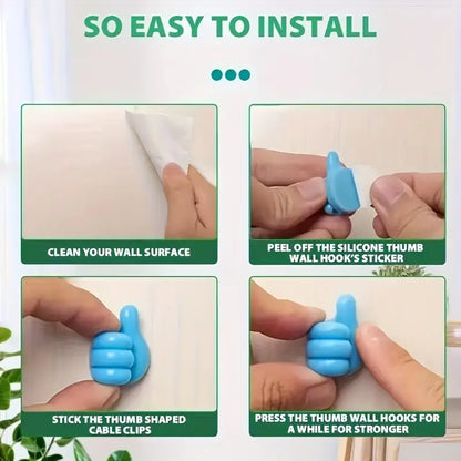 Multifunctional Silicone Thumb Wall Hook