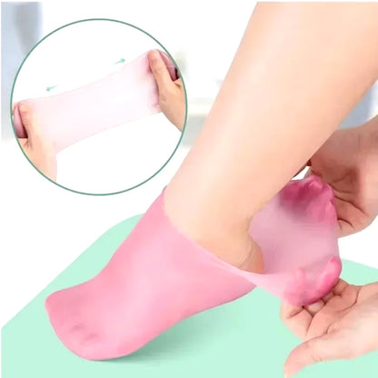Anti-Cracking Silicone Moisturizing Socks - High Quality & Long Lasting