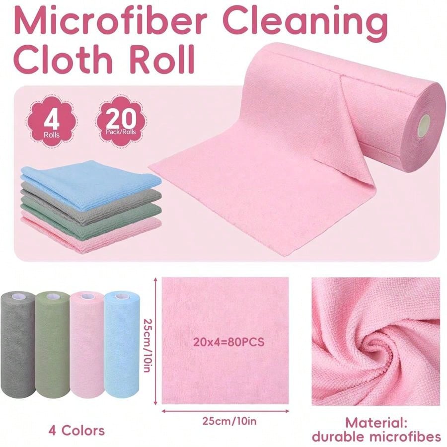 Microfiber Reusable Cleaning Towels