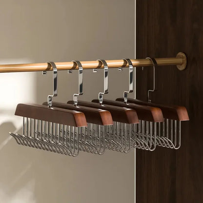 8 Hook Multifunctional Wood Hanger