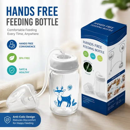 Hand-Free Baby Self Feeding Bottle