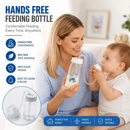 Hand-Free Baby Self Feeding Bottle
