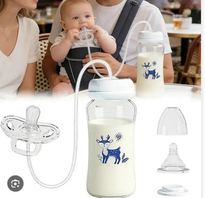 Hand-Free Baby Self Feeding Bottle