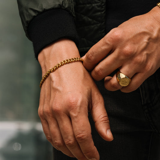 Stainless Steel Curb Chain Bracelet