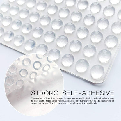 Round Adhesive Silicone Door Bumpers