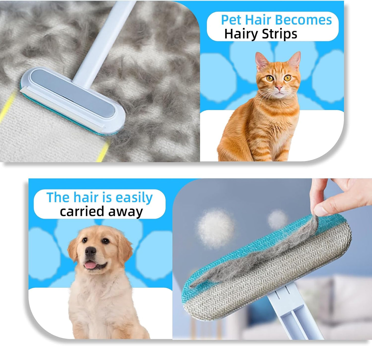 3 in 1 Pet Hair Remover Brush