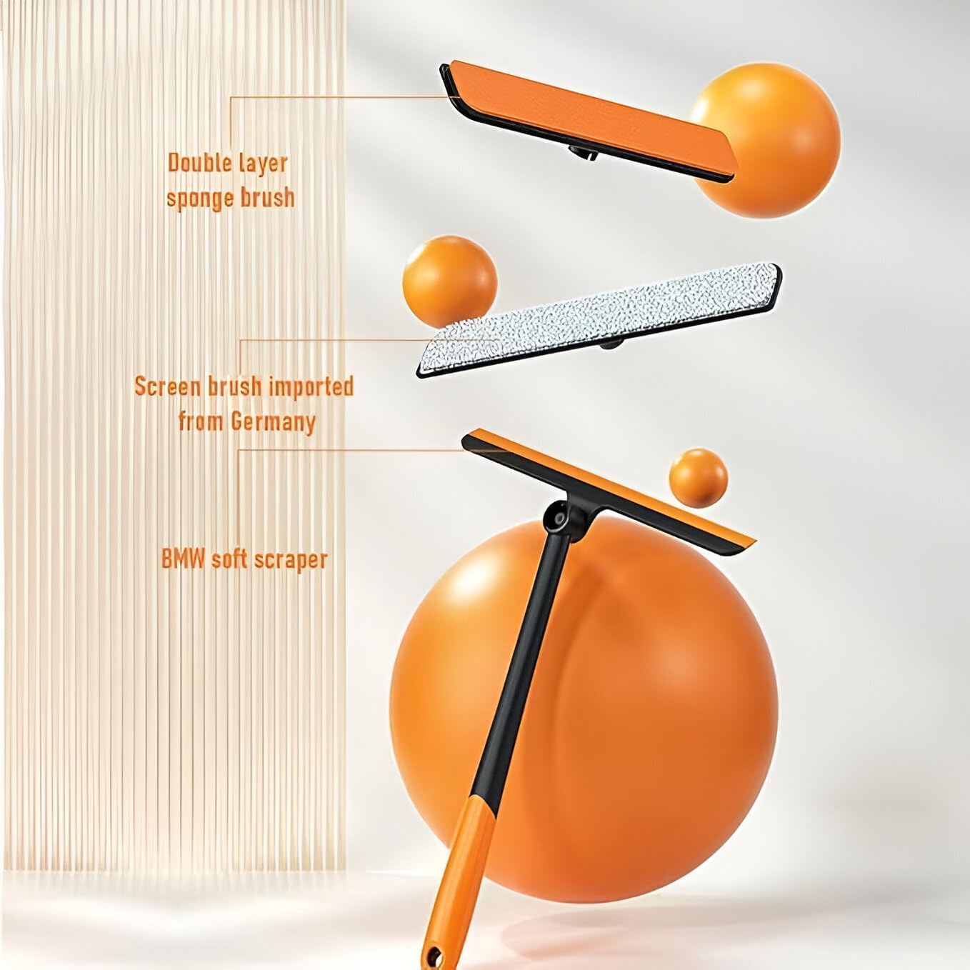 3 In 1 Screen  Cleaning Brush