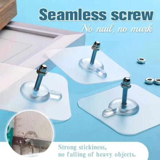 Punch-Free Screw Stickers Pack of 10