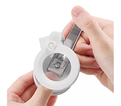 Nail clipper with 8x magnifier glass (led light and nail filer Rechargeable)