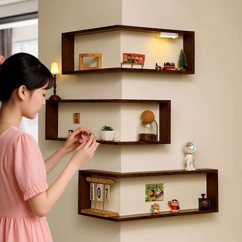 Decorative Wall Art & Creative Corner Storage Rack