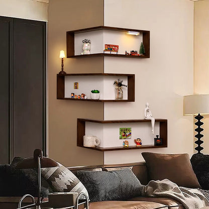 Decorative Wall Art & Creative Corner Storage Rack