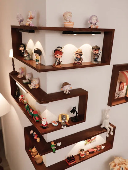 Decorative Wall Art & Creative Corner Storage Rack