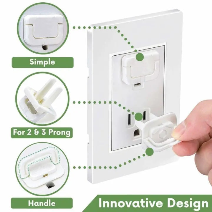 Electric Socket Outlet Plug Power Protection Pack of 10