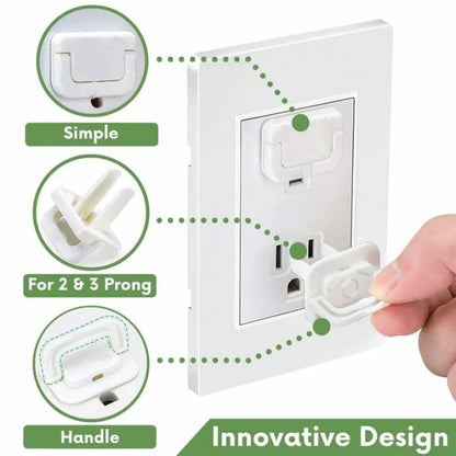 Electric Socket Outlet Plug Power Protection Pack of 10