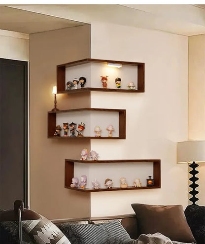 Decorative Wall Art & Creative Corner Storage Rack