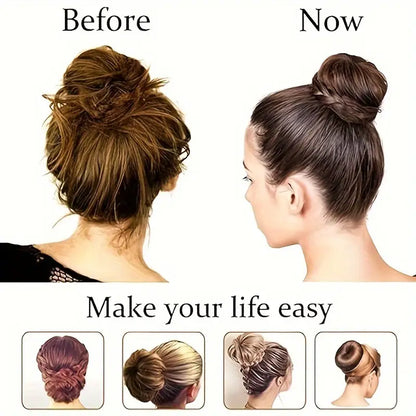Donut Hair Bun for Girls pack of 2