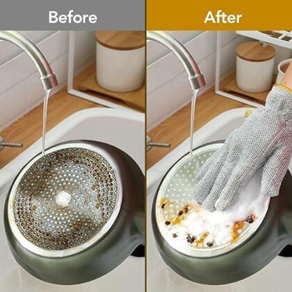 Multifunctional Wire Dishwashing Gloves Pack of 2