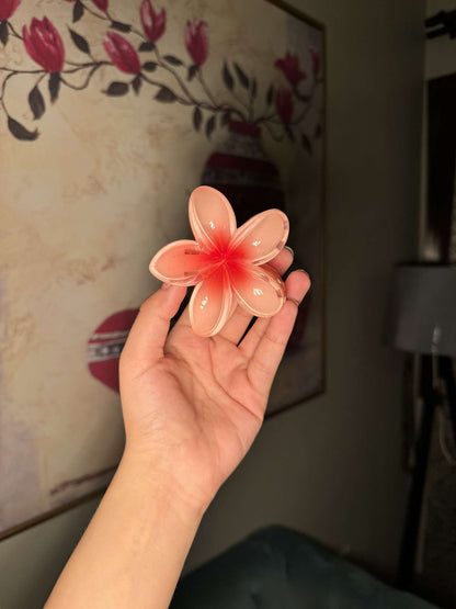 Floral Claw Clip pack of 4